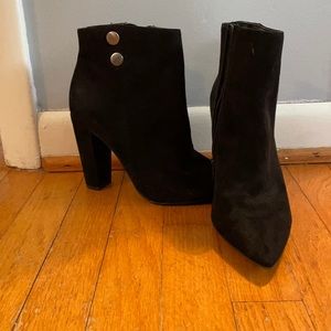 BCBG Black Booties - Worn Once Indoors Only